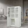Half‑Glass 2‑Door Metallic Filing Cabinet thumb 2