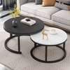 Stylish Two-Size Round Coffee and Side Tables thumb 0