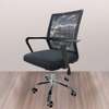 Office Seat: Modern Adjustable Seat With Fixed Arms & Back thumb 0