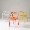 Chair: Twig Plastic Chair, Stackable Design, Bistro Style thumb 1