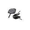 36cm Black Double Sided Grill,Cook, Handy Frying Pan thumb 0