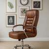 Office Chair: Brown High Back Swivel Office Chair thumb 0