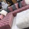 Modern L shaped chesterfield sofas for sale in Nairobi Kenya/pink six seater sofa/modern livingroom sofas thumb 2
