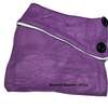 Ladies warm, cozy purple stylish and classic purple poncho thumb 3