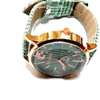 Womens Green watch with crystal earrings thumb 3