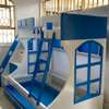 Blue Drawered double decker bunk bed thumb 0
