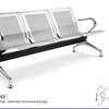 Office Bench: 3-Seater Silver Waiting Bench thumb 3