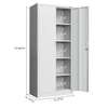Full-Length 2-Door Executive Wooden Cabinet thumb 6