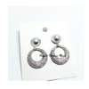 Womens Glitter Silver earrings thumb 0
