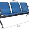 Waiting benches: 3-seater waitig bench with armrests thumb 1