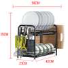 High Quality Heavy Duty 2tier Dish Rack with Cutlery Holder thumb 1