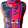 Barcelona knit scarf with leather belt combo thumb 1