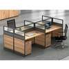 Office Workstations: Mdf Made Workstation For Four Use thumb 0