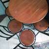 Wooden Heavy Duty Garden Table and 4 chair Set thumb 2