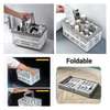 Foldable Plastic Home Storage with Handle/crl thumb 1