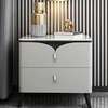 White Solid Wood Nordic Storage Cabinet for Bedroom thumb 3