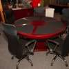 Office Table: Classic Round Mahogany Meeting Table thumb 1