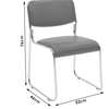 Office Chair: Chrome Guest Chair – Low Back thumb 4
