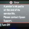 A printer's ink pad is at the end of its service life thumb 1