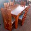6 seater solid mahogany dining table sets thumb 0