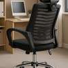 Ergonomic Secretarial Office Chair with Adjustable Headrest thumb 9