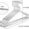 10pcs stainless steel hangers thumb 0