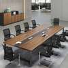 12-Seat Modern Conference Table – Metal Leg Frame thumb 4