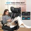 Office Chair: High Back Black Leather Executive Chair thumb 5