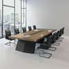 Spacious 3m Wood Boardroom Table for Offices thumb 8