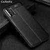Auto Focus Leather Pattern Soft TPU Back Case Cover for Oppo A92 thumb 2