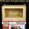 Bread Box*Wooden With Glass Lid thumb 0