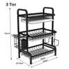 3 tier dish rack with cutlery and chopping board holder thumb 0