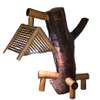 Handmade Rustic Log Wood Bamboo Table Lamp Shade thumb 2