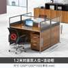 Office Table: Straight Modular Two Seater Office Workstation thumb 2