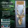 3D WALL-MOUNT ANTELOPE-ART SCULTPURE- Personalized thumb 1