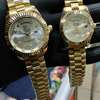 Rolex Day Date Couple Set (Gold Strap White Face) thumb 1