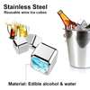 6pcs Reusable Stainless Steel Ice Cubes thumb 2