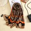 Custom design for women silk chiffon long scarf thumb 0