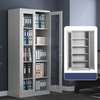 2-Door metallic office storage cabinet thumb 2