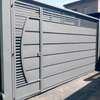 Decorative Iron steel top security heavy modern gates thumb 5