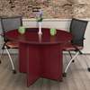 Office Table: 4-Seater Brown Round Conference Table thumb 4