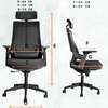 Office Chair : Black Ergonomic  Swivel Office Chair thumb 4
