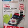 Sandisk Ultra 64GB Microsdxc Class 10 UHS Memory Card Speed thumb 0