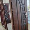 double door in brown walnut with a wooden finish thumb 8
