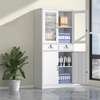 2-Door metallic office storage cabinet thumb 8
