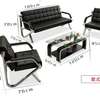 5 Seater Modern Leather Executive Waiting Sofas thumb 6