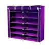 Metallic Portable shoerack with Canvas Cover* thumb 1
