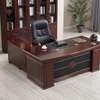 Office Desk; 1.8M Mahogany L-Shaped Office Desk thumb 4