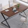 Office table: 1.4m table with Metallic Legs & Wooden Top thumb 2