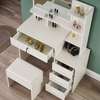 White Dressing Table With Mirror thumb 8